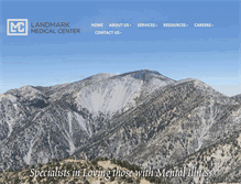 Tablet Screenshot of landmarkmedicalcenter.net